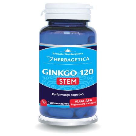 Ginkgo 120 Stem, 30 capsule, Herbagetica