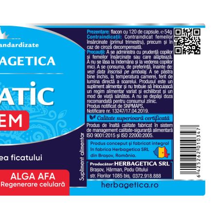Hepatic Stem, 120 capsule, Herbagetica 688648