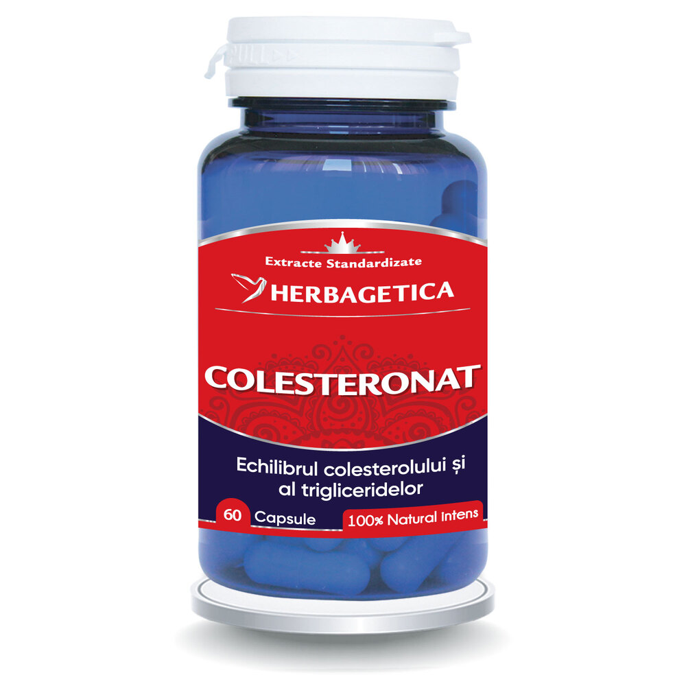 Colesteronat, 60 capsule, Herbagetica