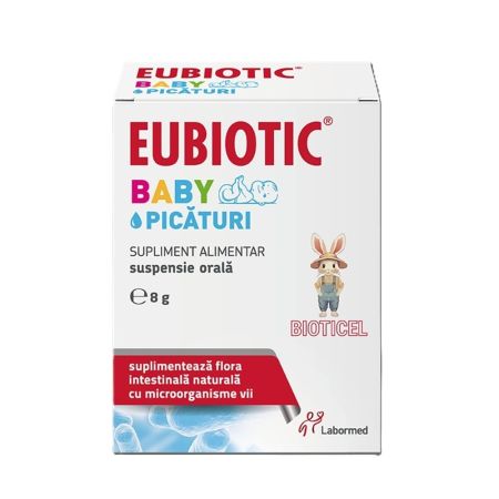 Eubiotic Baby Picaturi, 8 g, Labormed