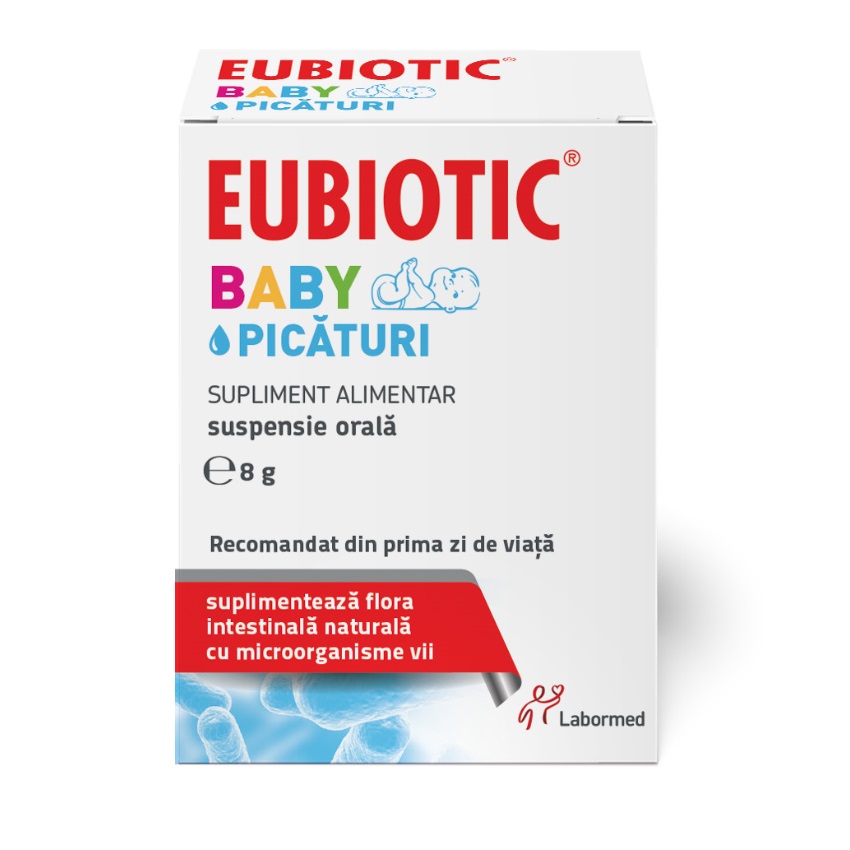 Eubiotic Baby Picaturi, 8 g, Labormed