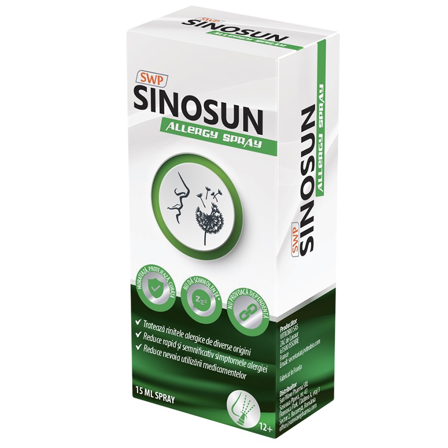 Spray Sinosun Allergy, 15 ml, Sun Wave Pharma