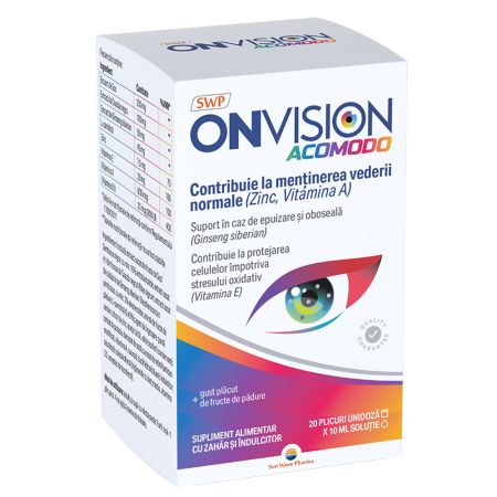 Onvision Acomodo, 20 plicuri, Sun Wave Pharma