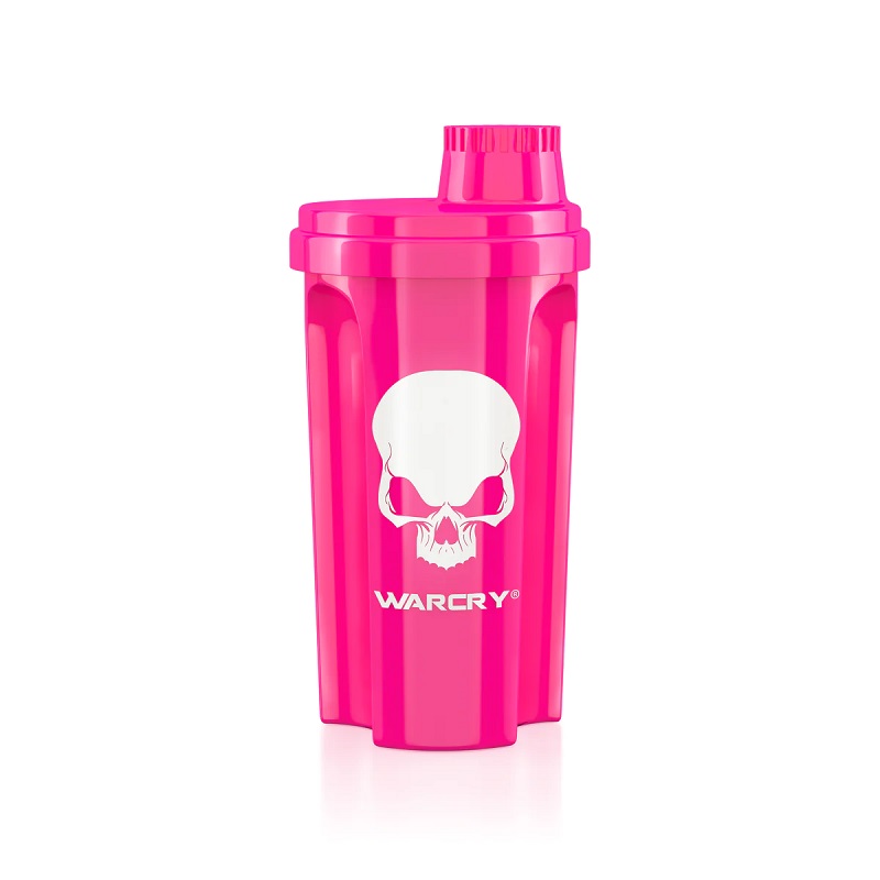 Shaker roz neon 700 ml Warcry Neon Pink, 1 bucata, Genius Nutrition