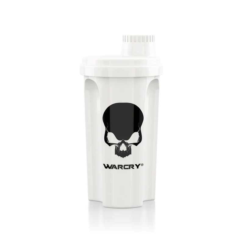 Shaker alb 700 ml Warcry, 1 bucata, Genius Nutrition