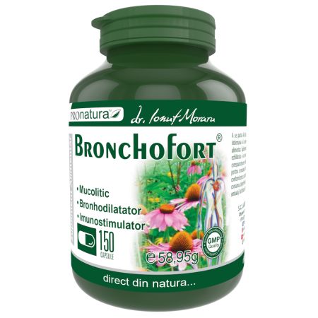 BronchoFort, 150 capsule, Pro Natura