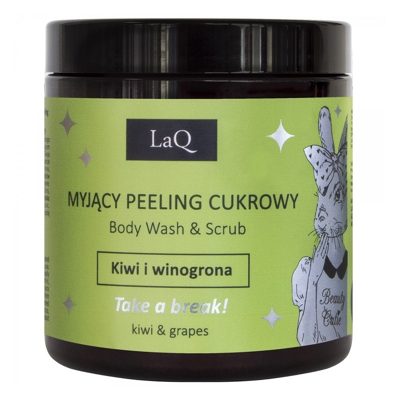 Gel de dus si peeling cu kiwi si struguri, 220 g, LaQ