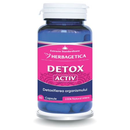 Detox Activ, 60 capsule, Herbagetica