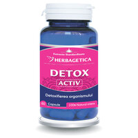 Detox Activ, 60 capsule, Herbagetica