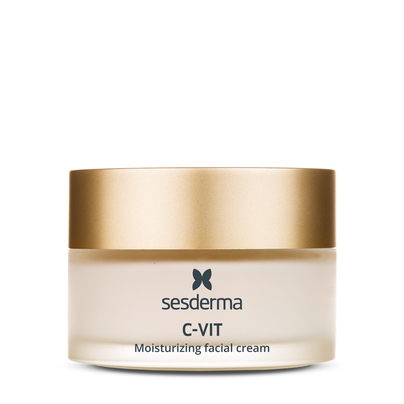 Crema hidratanta pentru ten uscat C-Vit, 50 ml, Sesderma