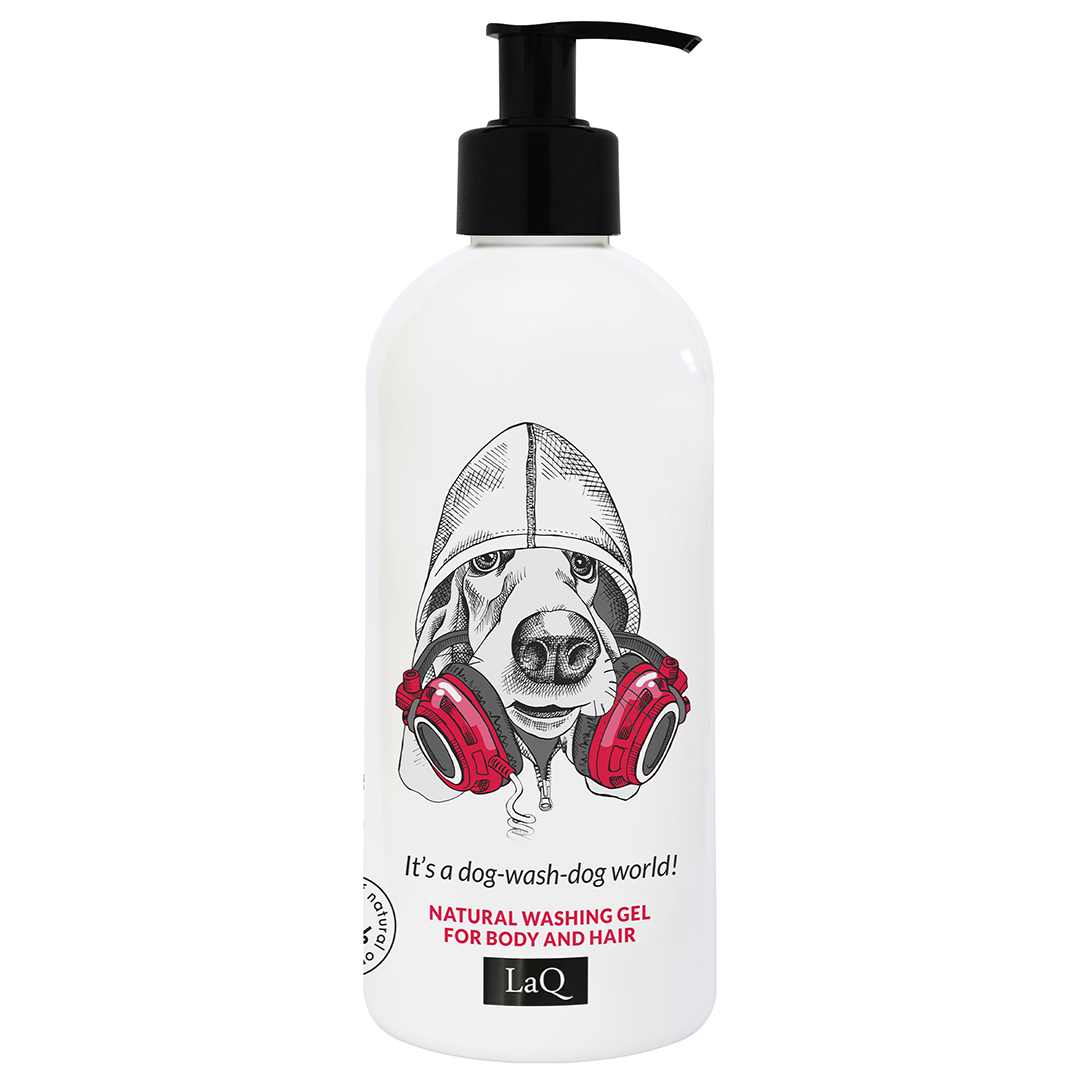 Gel de dus si sampon Dog, 300 ml, LaQ