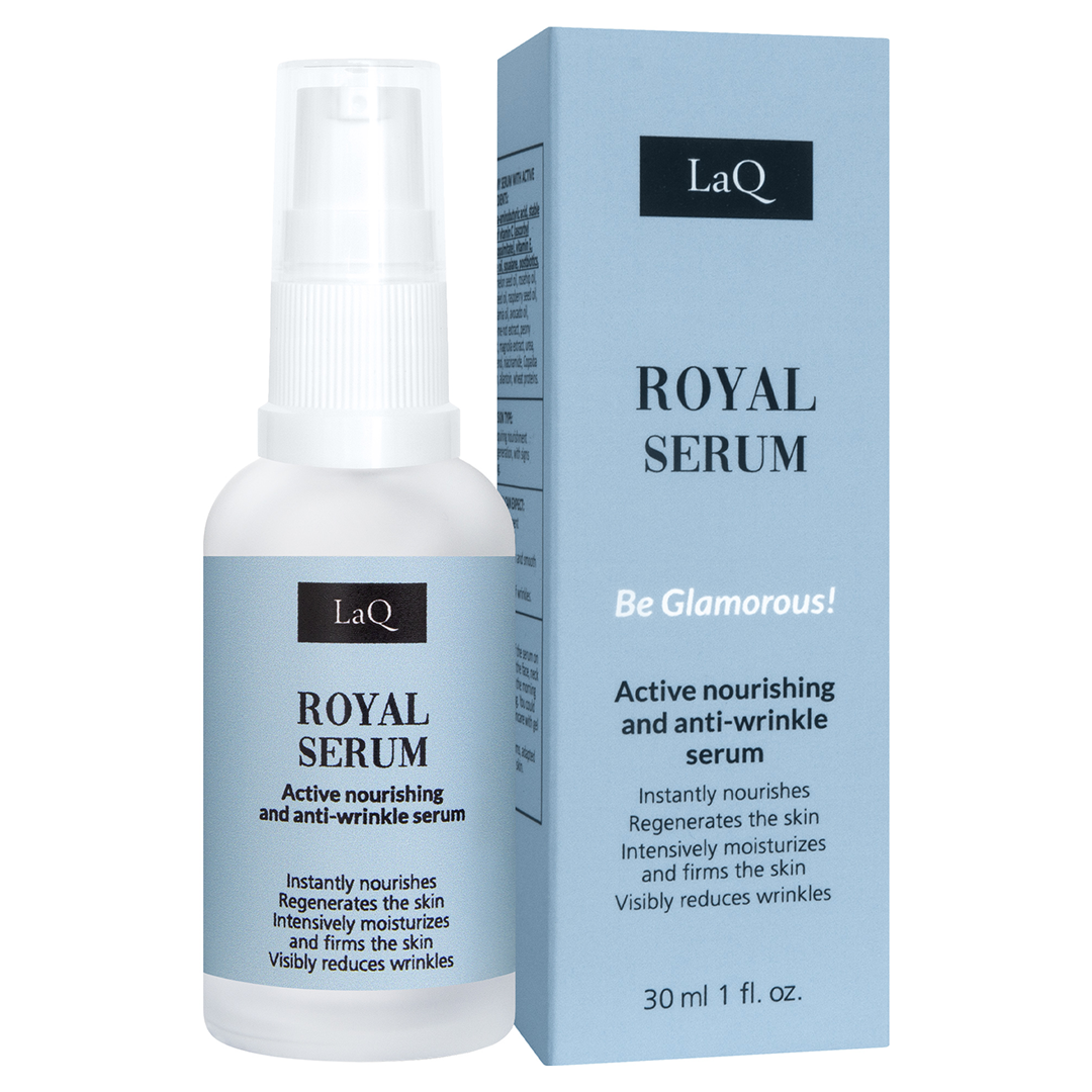 Ser pentru fata hidratant si antirid Royal (no.1), 30 ml, LaQ