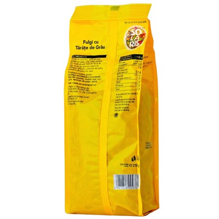 Fulgi cu tarate de grau, 250 g, Solaris 662138