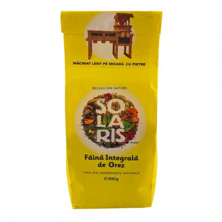 Faina integrala de orez, 500 g, Solaris