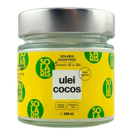 Ulei de cocos, 200 ml, Solaris