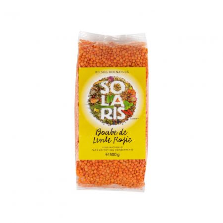 Boabe de linte rosie, 500 g, Solaris