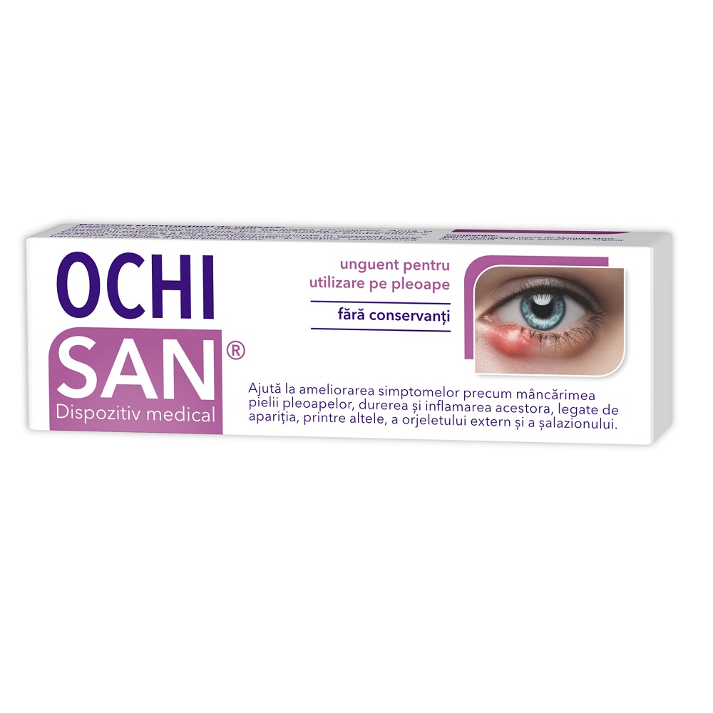 Unguent pentru urcior si chalazion OchiSan, 15 g, Zdrovit