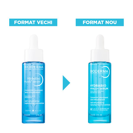 Ser hidratant pentru fata Hydrabio Hyalu+, 30 ml, Bioderma 739372