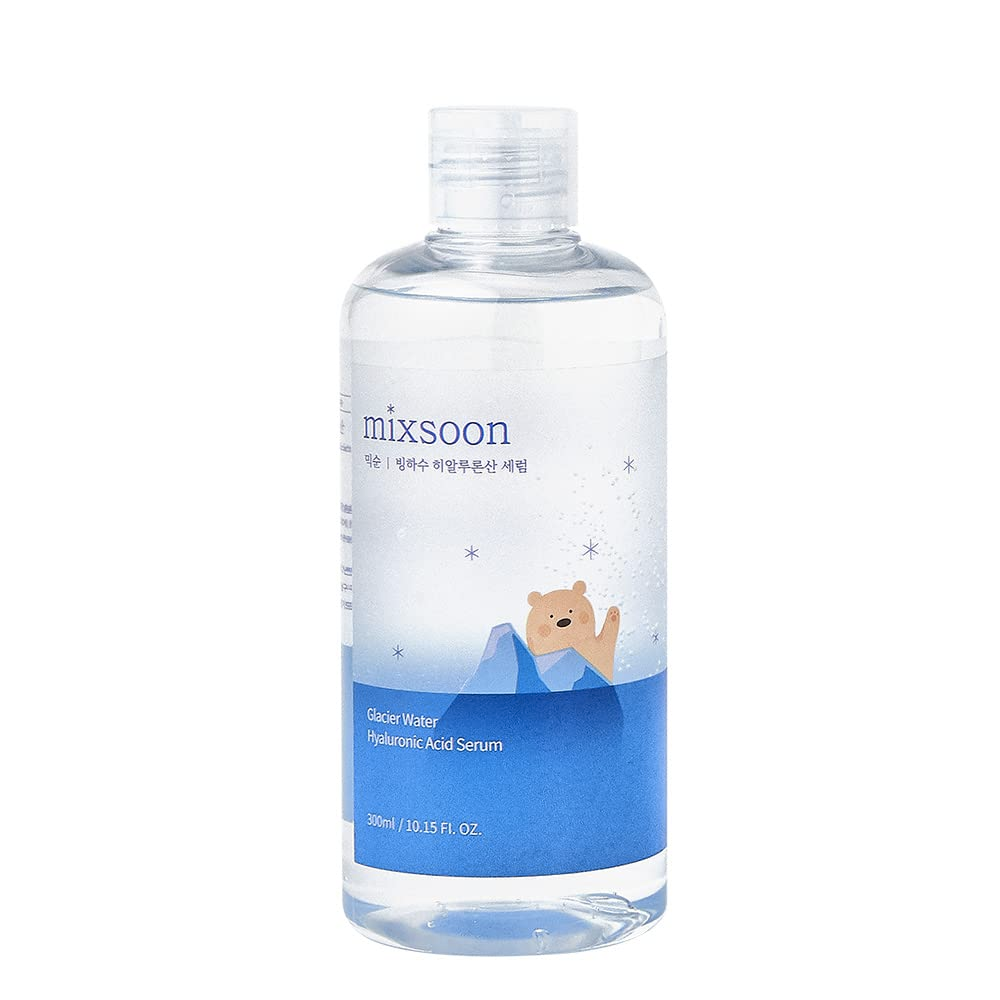 Ser pentru fata cu acid hialuronic si apa glaciara, 300 ml, MixSoon