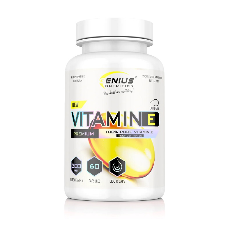 Vitamin E, 60 capsule, Genius Nutrition