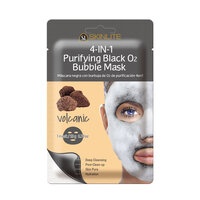 Masca 4 in 1 purificatoare cu bule de oxigen si cenusa vulcanica, 20 g, Skinlite