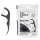 Ata dentara cu suport Charcoal, 50 bucati, The Humble Co 572427