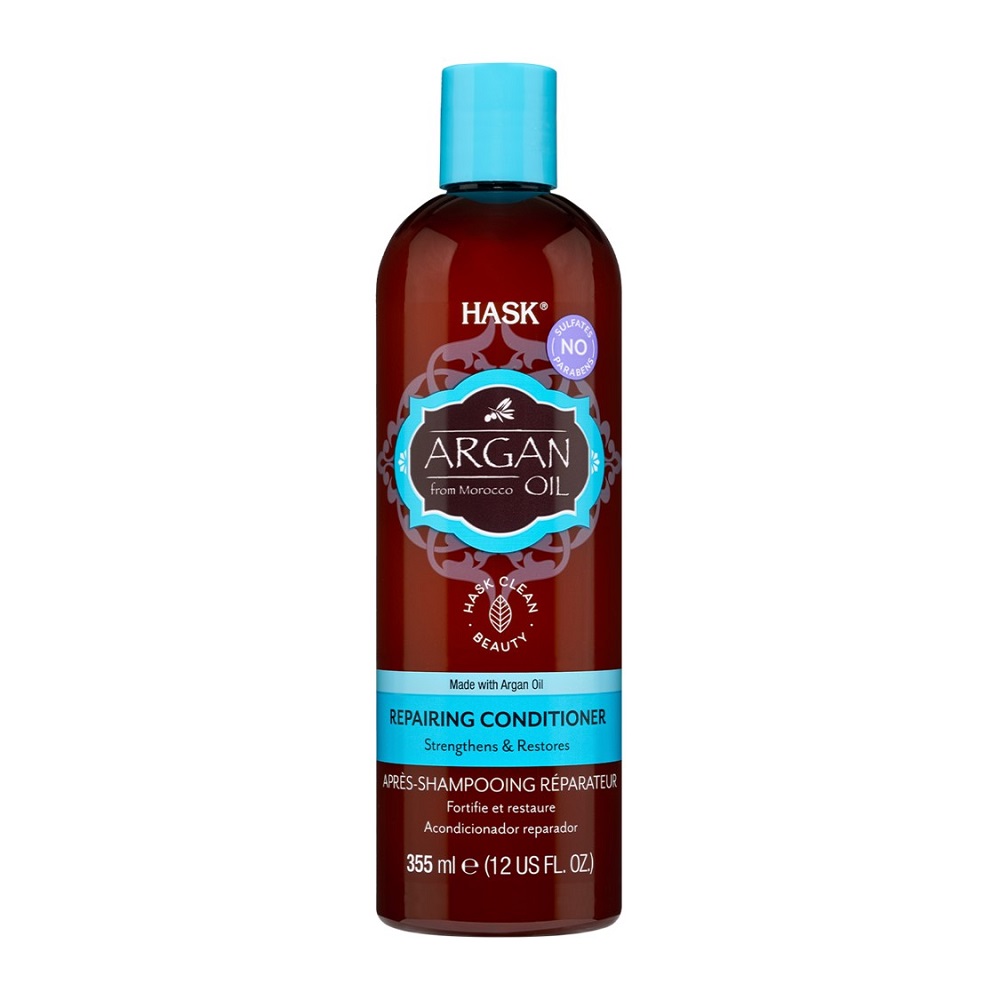 Balsam reparator cu ulei de argan, 355 ml, Hask