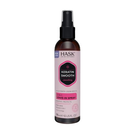 Spray leave-in 5 in 1 cu keratina pentru netezirea parului Keratin Smooth, 175 ml, Hask