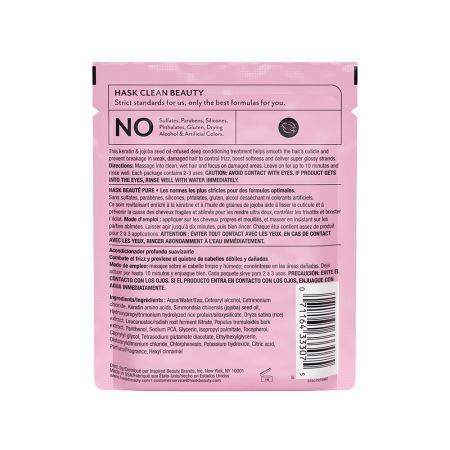 Balsam pentru netezirea parului Keratin Smooth, 50 ml, Hask 654713