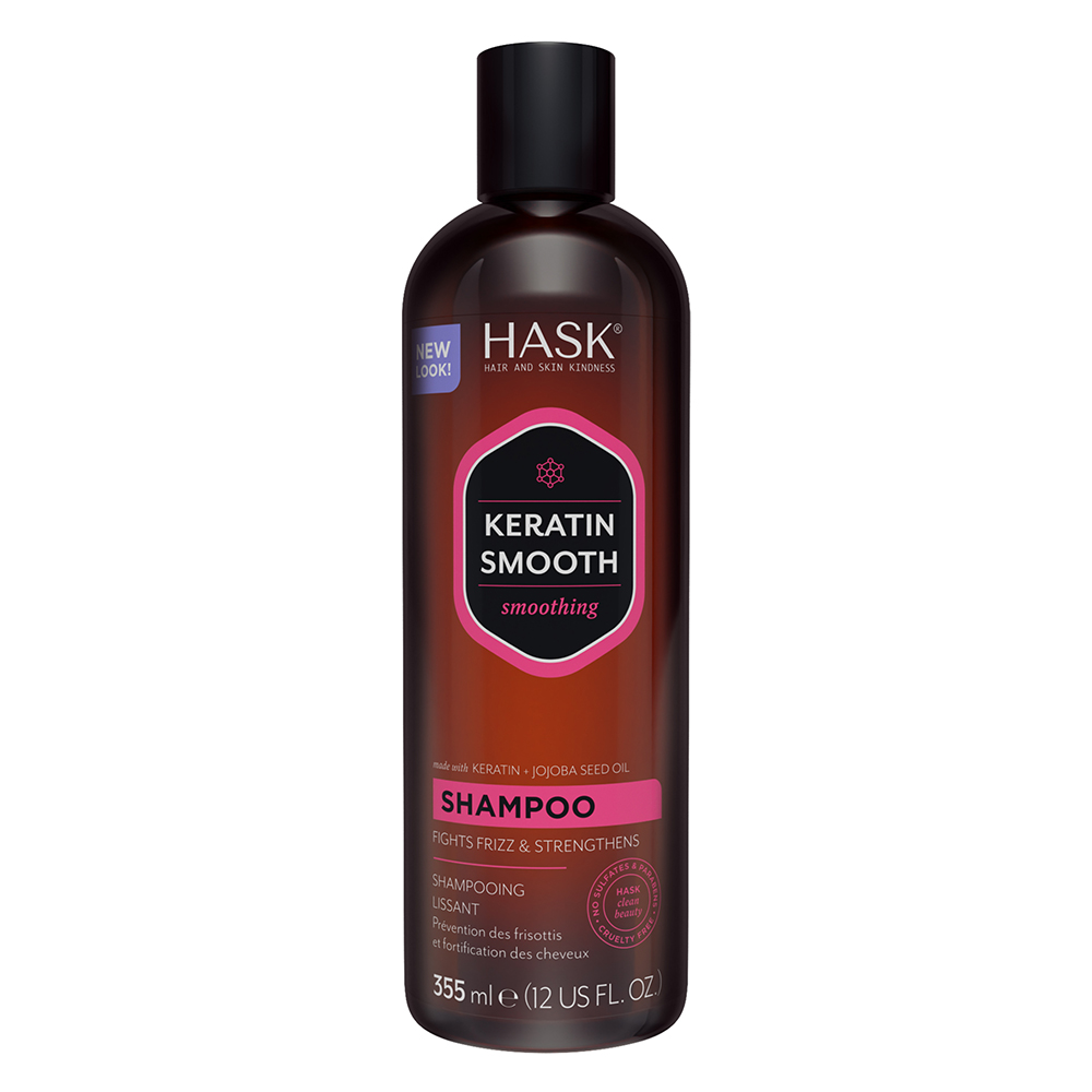 Sampon pentru netezirea parului Keratin Smooth, 355 ml, Hask