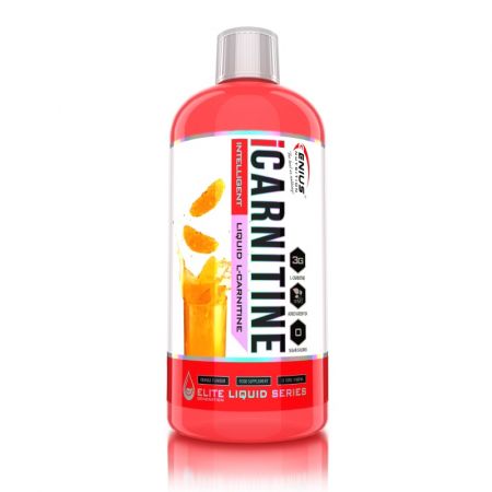 Carnitina lichida cu aroma de portocale iCarnitine Liquid, 1000 ml, Genius Nutrition