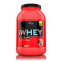 Pudra proteica cu aroma de biscuiti cu crema iWhey Cookies & Cream, 900 g, Genius Nutrition