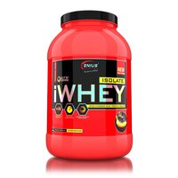 Pudra proteica cu aroma de banana iWhey isolate, 900 g, Genius Nutrition
