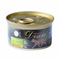Hrana umeda cu pui si rata pentru pisici Desire, 85 g, Miau Miau