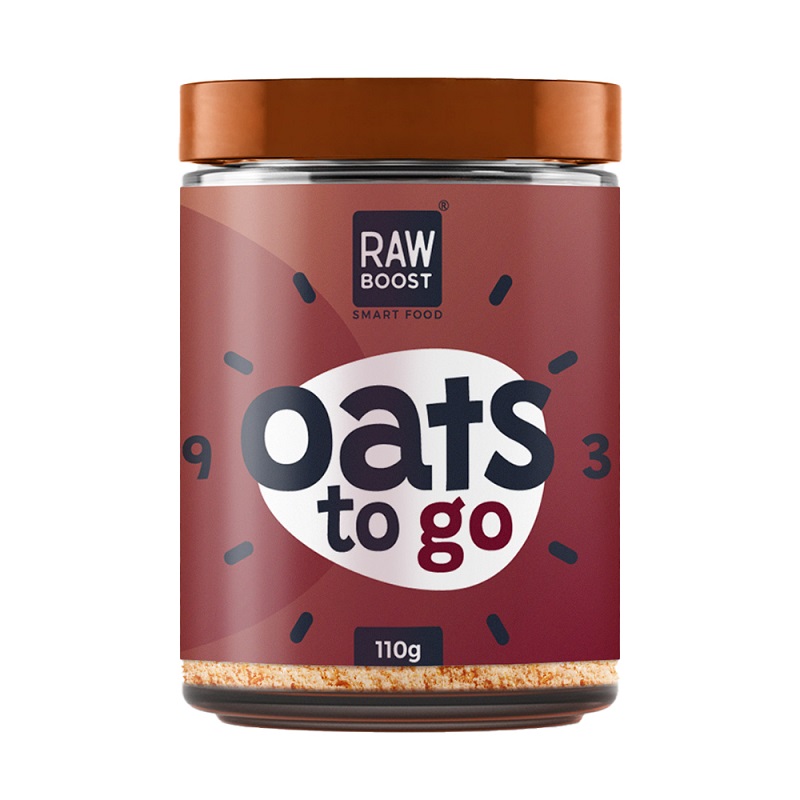 Mix de ovaz instant Mulberries Oats to Go, 110 g, Rawboost