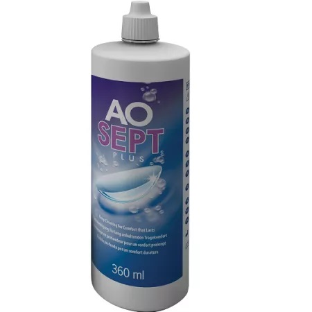 Solutie pentru intretinerea lentilelor de contact AOSept Plus, 360 ml, Alcon