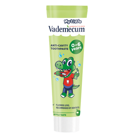 Pasta de dinti cu aroma de mar pentru copii, 0 - 6 ani, 50 ml, Vademecum