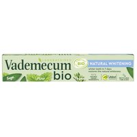 Pasta de dinti bio cu menta, cimbru si salvie Natural Whitening, 75 ml, Vademecum