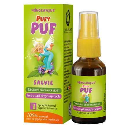 PufyPUF cu salvie spray, 20 ml, Dacia Plant