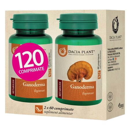 Ganoderma, 120 comprimate, Dacia Plant