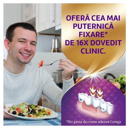 Crema adeziva pentru proteza dentara Corega Power Max Fixare + Sigilare, 70 g, Haleon 683634