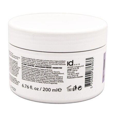 Masca tratament Silver Elements XCLS, 200 ml, idHAIR 712666