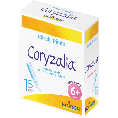 Coryzalia, soluţie orală în recipient unidoză, 15 unidoze, Boiron