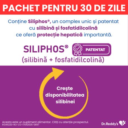 Pachet SilQ Forte, 15 + 15 capsule, Dr. Reddys 655027