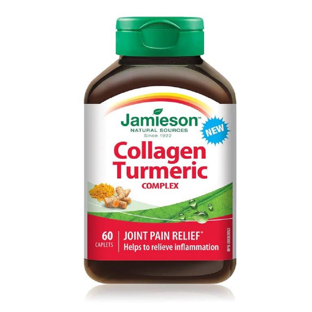 Colagen si Turmeric Complex, 60 capsule, Jamieson