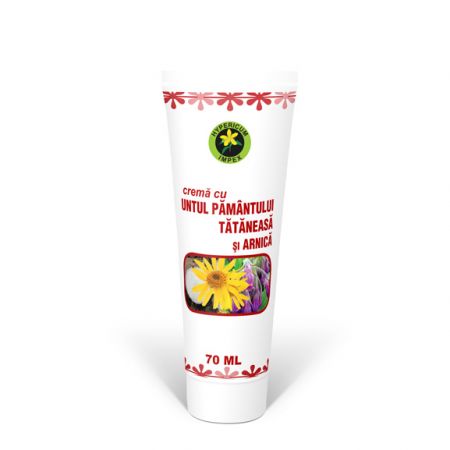 Unguent cu untul pamantului, tataneasa si arnica, 70 ml, Hypericum