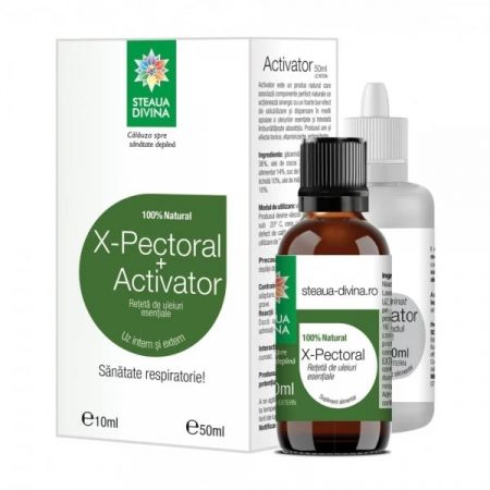 X-Pectoral + Activator, 10+50 ml, Steaua Divina