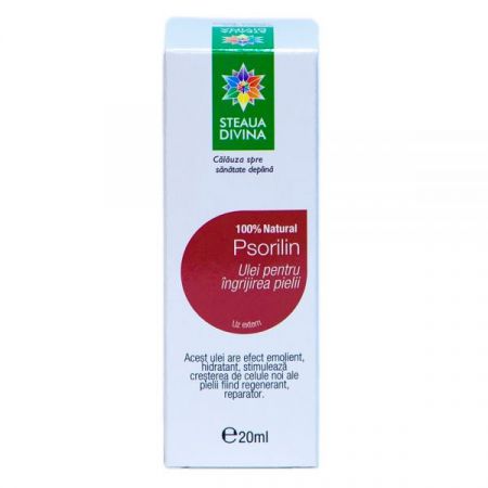 Psorilin ulei pentru ingrijirea pielii, 20 ml, Steaua Divina