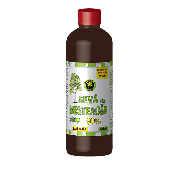 Sirop seva de mesteacan fara zahar, 500 ml, Hypericum