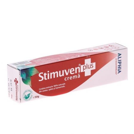 Stimuven Plus, crema Aliphia pentru varice , 50 g, Exhelios